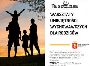 Warsztaty dla rodziców dot. umiejętności wychowawczych