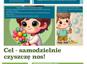 Uczymy się czyścić nos. Ćwiczenia logopedyczne